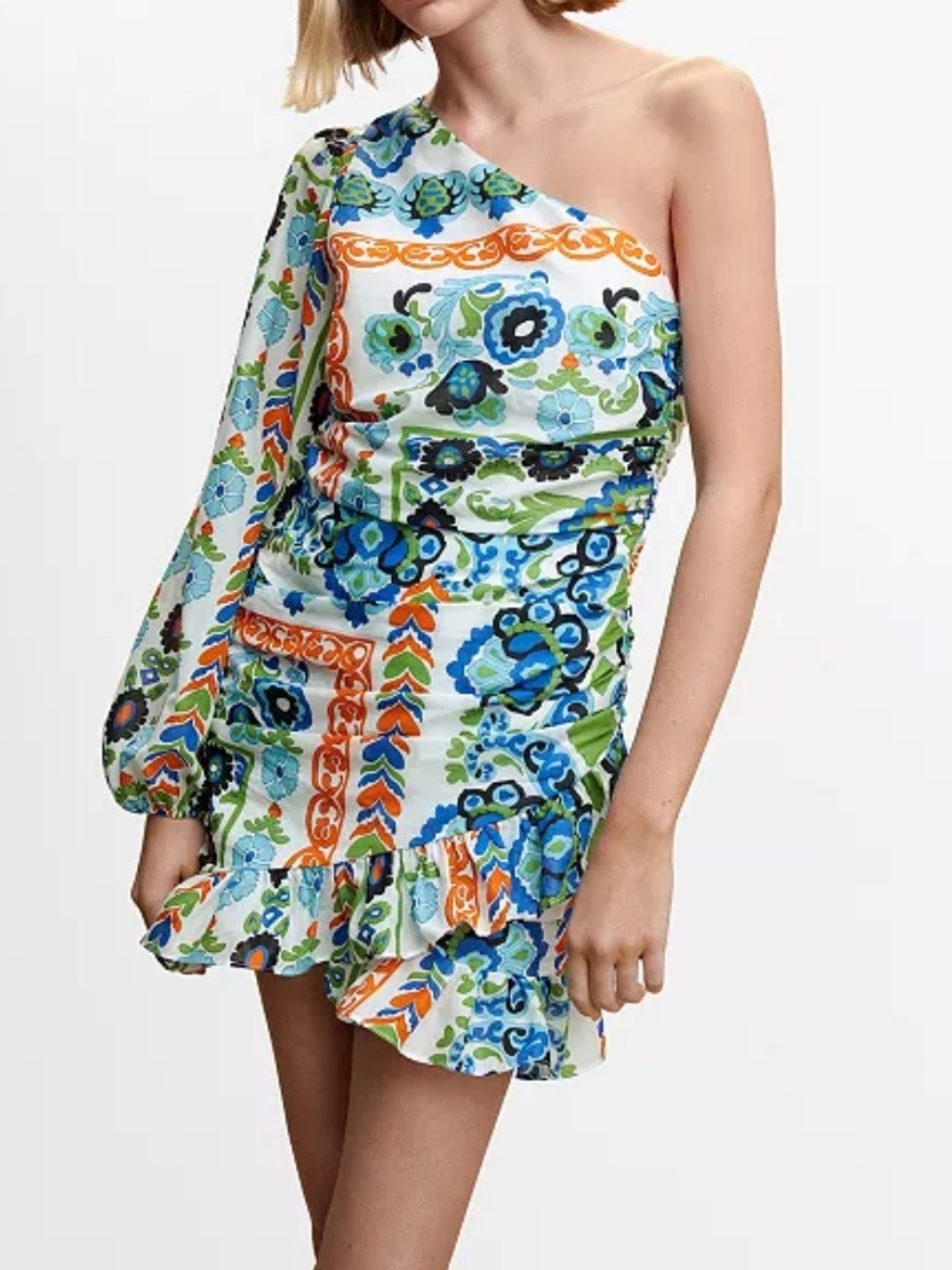 mango symmetrical dress